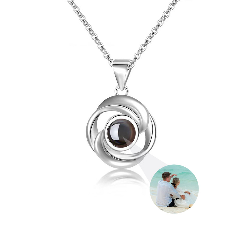 Plant Parent Gifts - Custom Photo Necklace Personalized Picture Projection