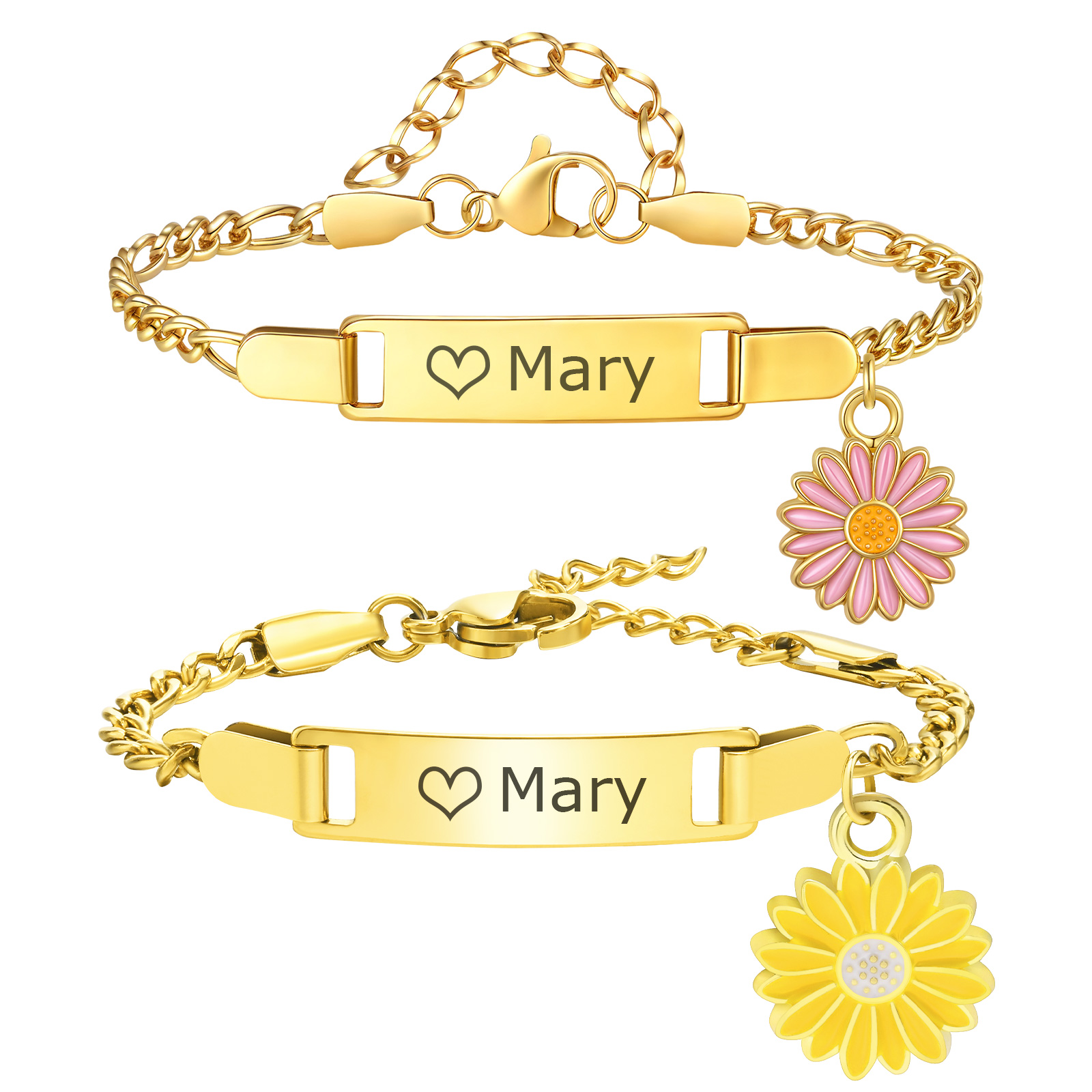 Plant Parent Gifts - Custom Personalized Name ID Bracelet for