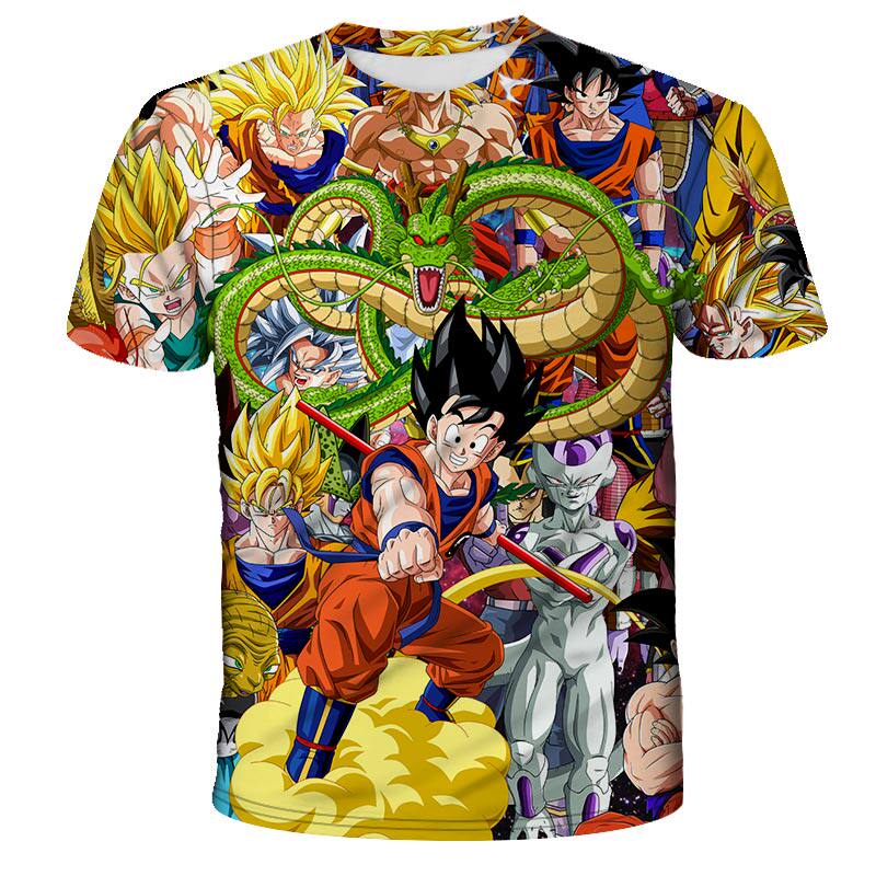 2026 Dragon Ball 3D Print Lice - Plant Parent T Shirt 评论和价格