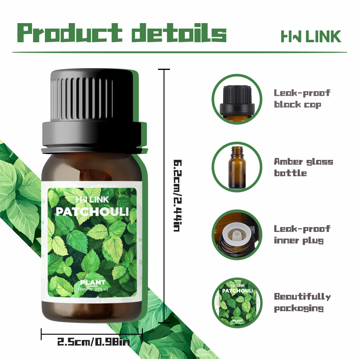 10ml Patchouli Essential Oils  - Plant Parenting 评论和价格