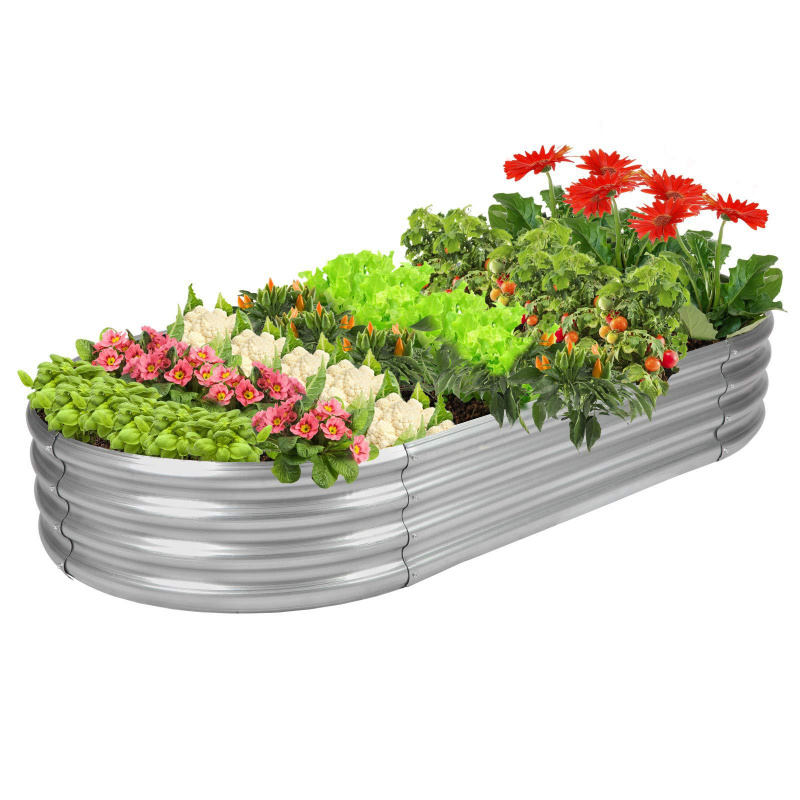 1PCS Oval-shaped Galvanized St - Plant Parenting 评论和价格