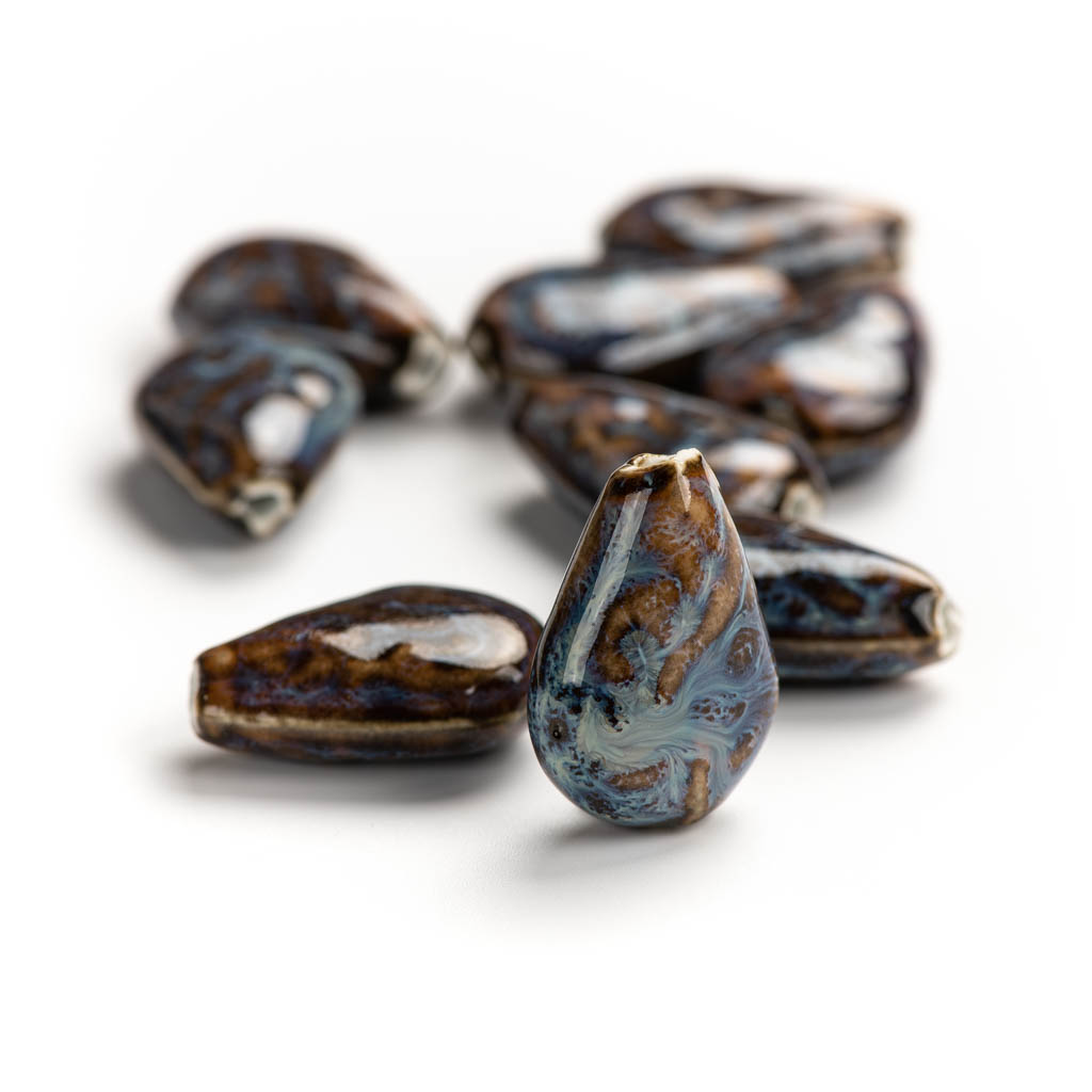 28#5pcs Retro Color Water Drop - Snake Plant Ceramic 评论和价格