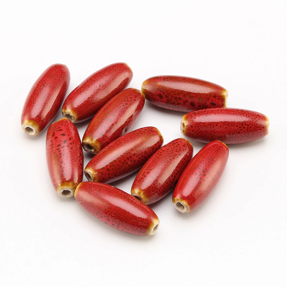 5Pcs/Lot Flower Glazed Long Ov - Snake Plant Ceramic 评论和价格