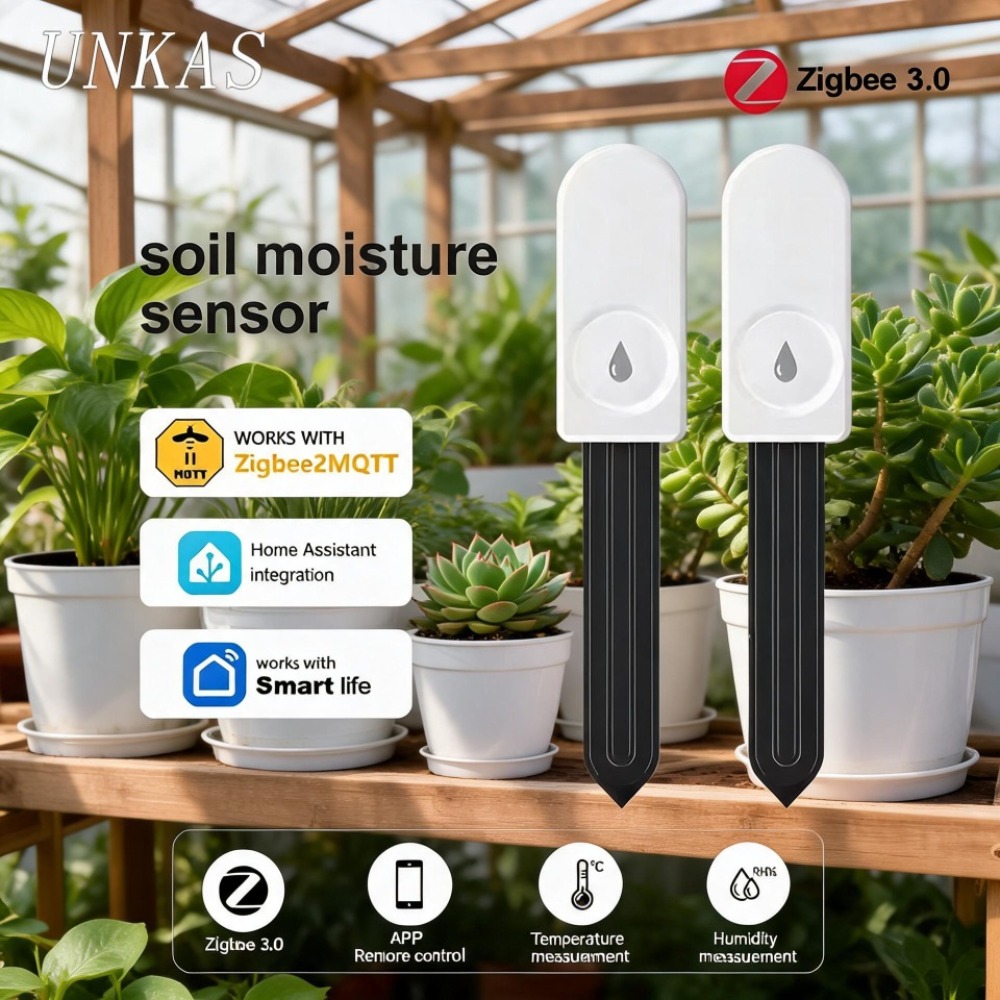 ZigBee 3.0 Soil Monitor Sensor - Plant Parent App 评论和价格